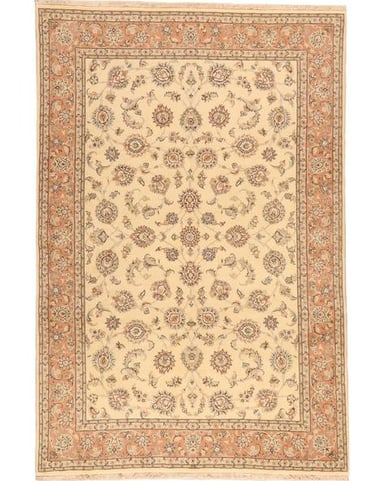 Fine Nain - 301cm x 197cm (9-11ft x 6-6ft) - Fine Persian Rugs - HANDMADE RUG COMPANY