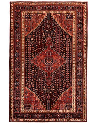 FINE TOSERKAN - 248cm x 157cm (8'2 x 5'1) - PERSIAN RUGS - HANDMADE RUG COMPANY