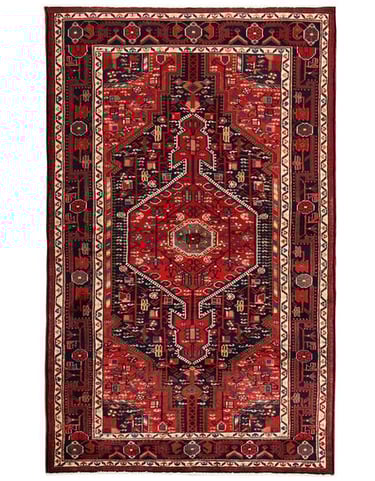 FINE TOSERKAN - 195cm x 123cm (6'5 x 4') - PERSIAN RUGS -  ARTISAN CARPET