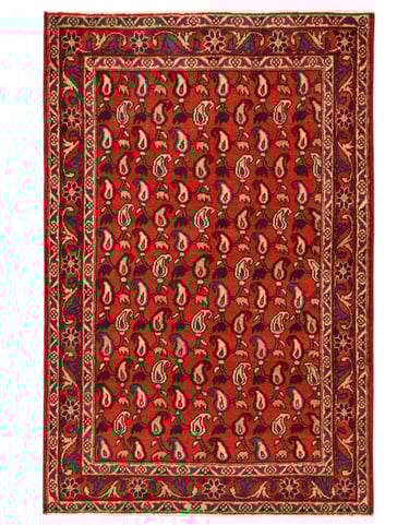 ANTIQUE BAKHTIAR  - 125cm X 85cm (4'1 x 2'10) - ANTIQUE RUGS -  ARTISAN CARPET