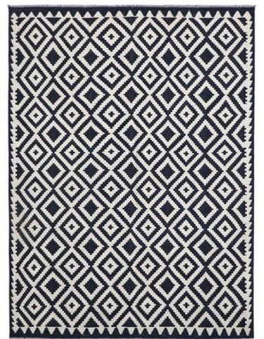 BAMYAN KILIM - 204cm x 153cm (6'9 x 5') - CONTEMPORARY KILIM - HANDMADE RUG COMPANY