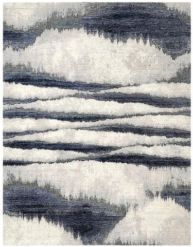 MIST - 360cm x 270cm (11'8 x 8'11) - LARGE CONTAMPORARY RUGS - HANDMADE RUG COMPANY