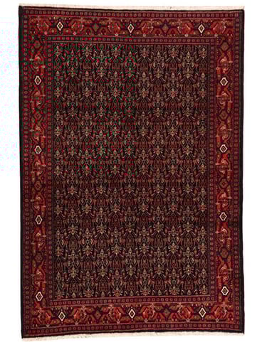 Old Senneh - 180cm x 122cm (6' x 4') - Old and antique rugs - HANDMADE RUG COMPANY