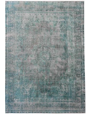TEAL BAYAT - 385cm x 289cm (12'7 x 9'5) - VINTAGE RUGS - HANDMADE RUG COMPANY