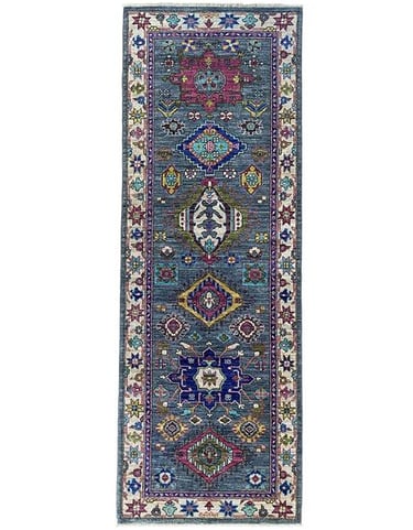 OTTOMAN RUNNER - 243cm x 84cm (8' x 2'9) - HALL RUNNER - ARTISAN CARPET