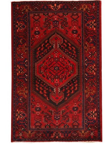 Hamadan Rug - 195cm X 122cm (6-4ft x 4ft) - Tribal Rugs - HANDMADE RUG COMPANY