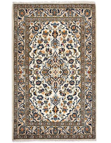 PERSIAN KASHAN - 154cm x 93cm (5' x 3') - TRADITIONAL PERSIAN RUGS - ARTISAN CARPET 