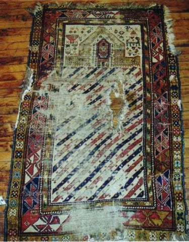 Before Repairing Carpet by Nazmiyal
