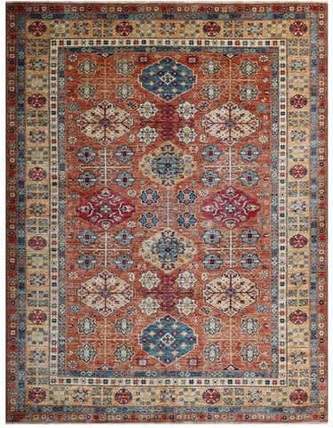 GENDJE - 319cm x 244cm (10'6 x 8'1) - FINE ORIENTAL RUG - HANDMADE RUG COMPANY