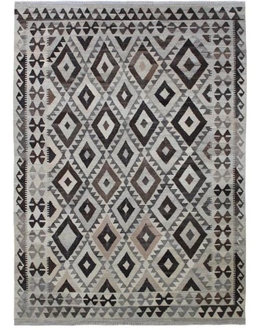 RAW KILIM - 247cm x 175cm (8'1 x 5'9) - HANDMADE RUGS - HANDMADE RUG COMPANY