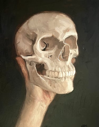 Oil paint on canvas 12X16"