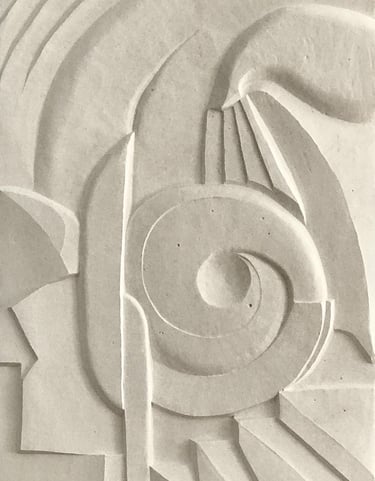 bas relief sculpted plaster