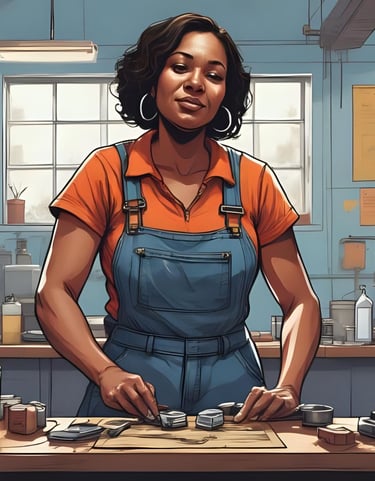 femme indépendante en quête d'inspiration