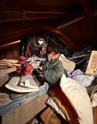 Attic cleanout and residential hauling in East Norriton.