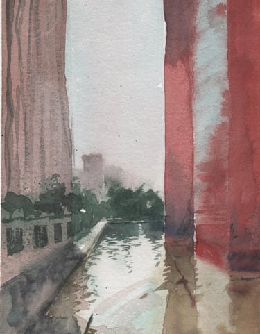 Masp2 - watercolor on paper - 17,2cm x 24cm