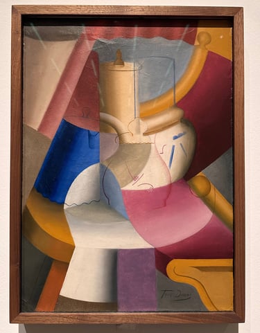 Still Life with Coffee Pot, 1917-1918 oil on cardboard ©16mag