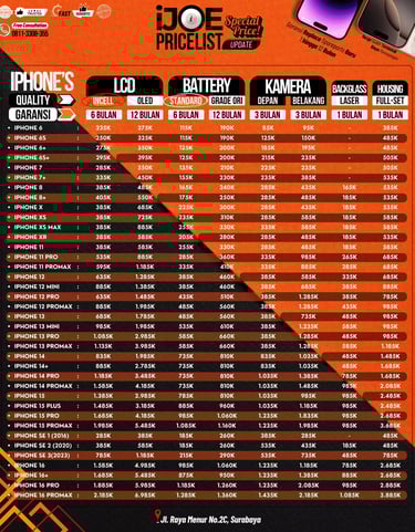 ijoe pricelist iphone