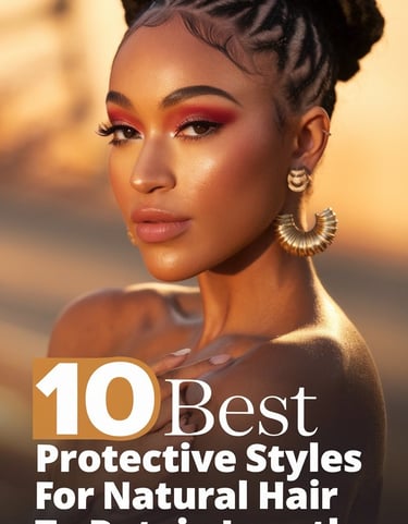 Imagine a radiant Black woman, confidently rocking perfectly styled Bantu knots, exuding Afrocentric beauty and bold self-exp