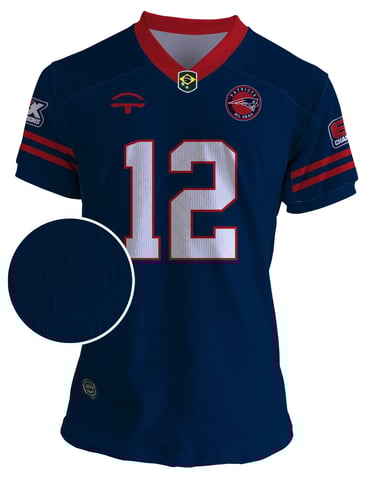 Jersey Pats Mil Grau - Azul