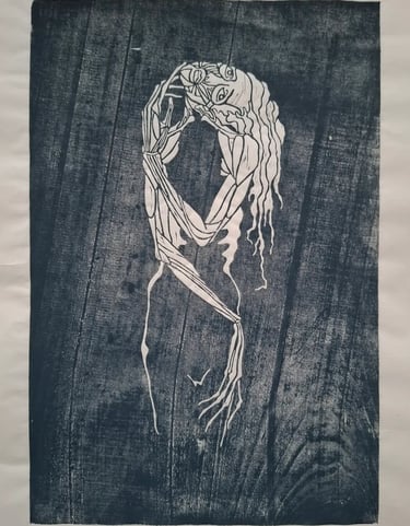 a woman with a scarf around her neck