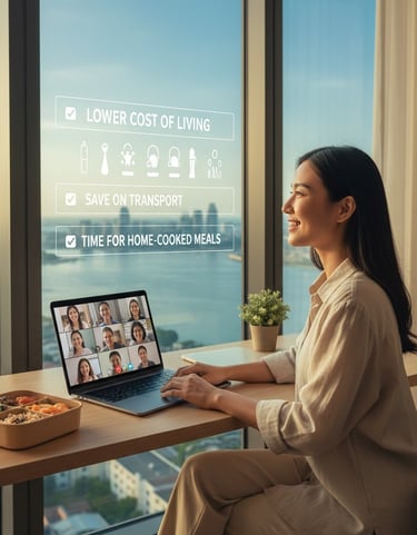 Workers being based in Johor has become more viable as companies are allowing their employees to work from home