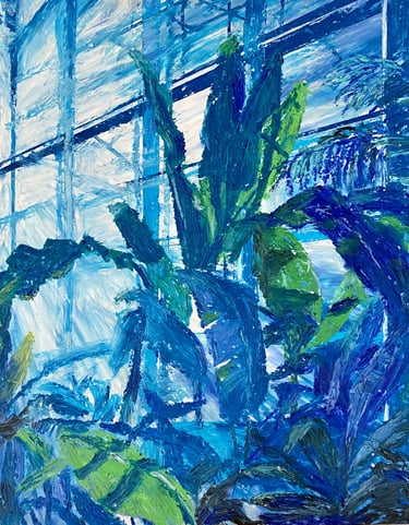 Blue Greenhouse