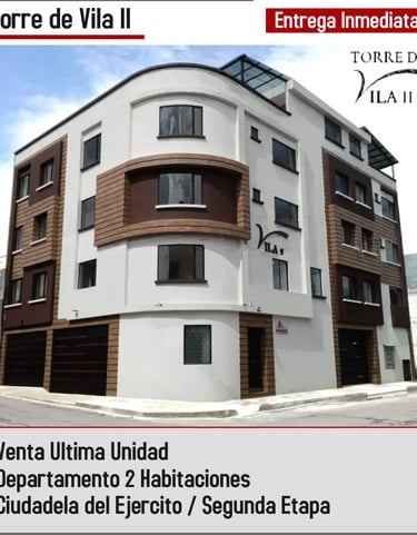 Torre de Vila 2 MAMPE Departamento Disponible Sur de Quito