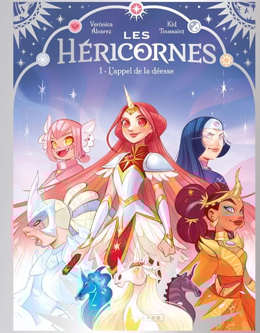 Première de couverture du tome 1 de la BD Les Héricornes