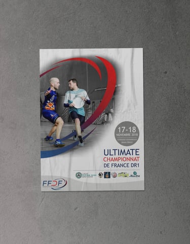 Affiche d annonce de championnat 
