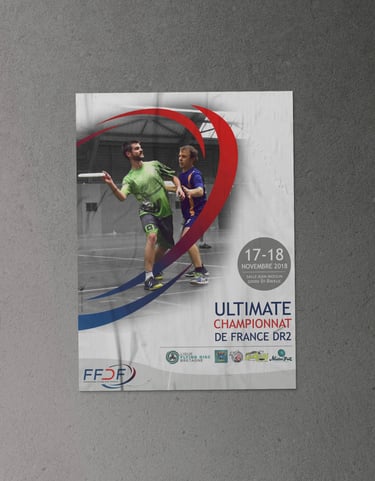 Affiche d annonce de championnat 