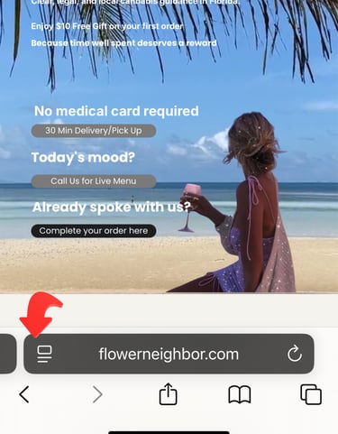 Apple Safari Flower Neighbor