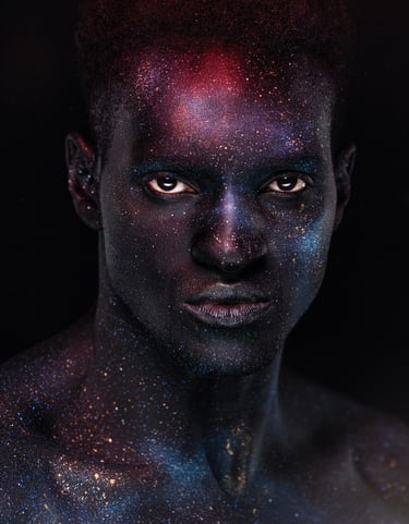 Nottingham creative portrait photographer, makeup