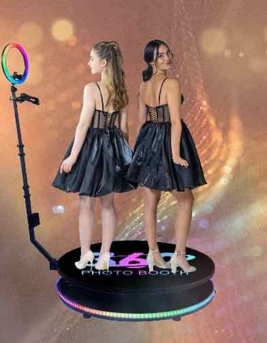 360 photo booth rental in Bakersfield & Los Angeles.