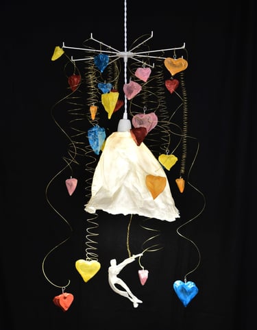 suspension papier parapluie