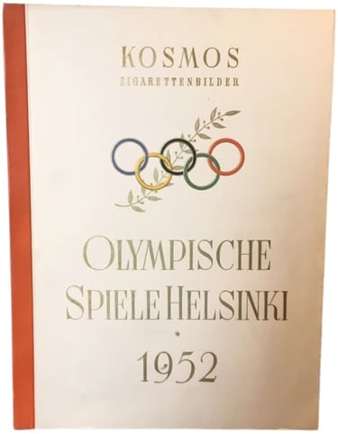 Kosmos Cigarettes Sports Card album from Germany 1952