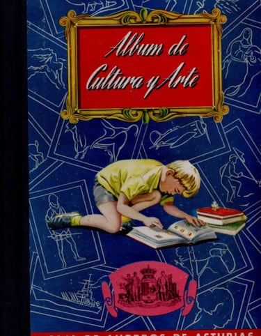 1954 Caja De Ahorros De Asturias Spanish Sports Card Album