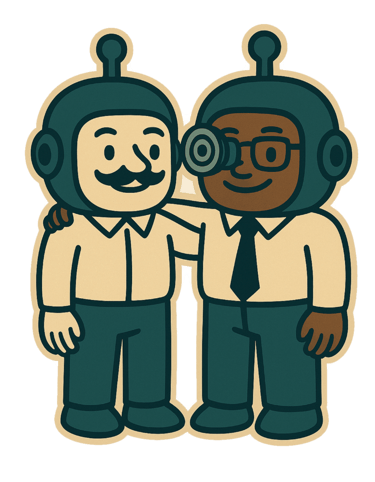 Illustration des agents IA BradBot Classificator et BradBot Ralph, spécialisés données produits et r