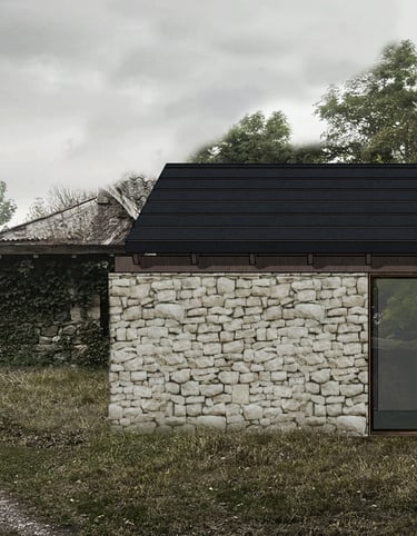 Reforma Ruina Cantabria muros de piedra, Javier Núñez Arquitecto, Autreesia estudio