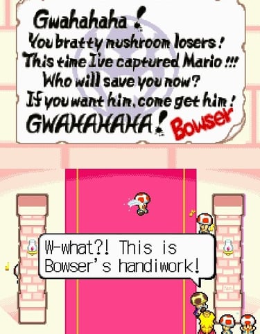 Super Princess Peach - Bowser's Letter