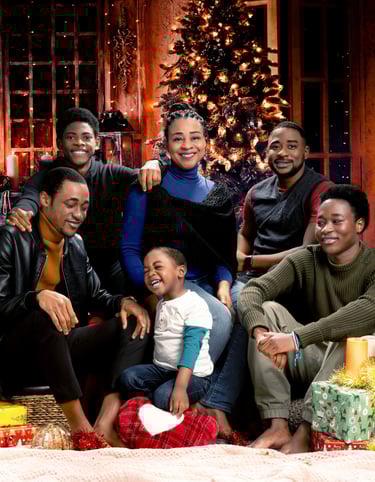 Christmas family photo