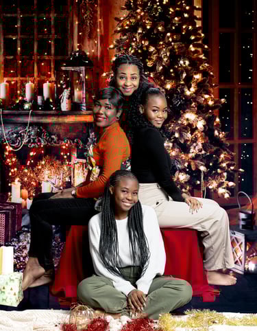 Christmas family photo