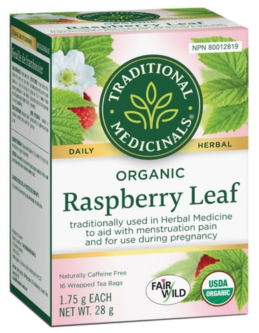organic raspberry leaf tea traditional medicinals