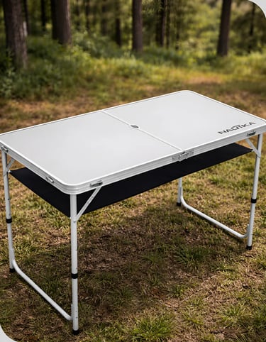 Mesa Dobrável de Alumínio Nautika (portátil)