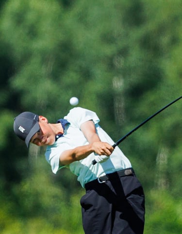 kaur-mattias kuuskmae playing golf