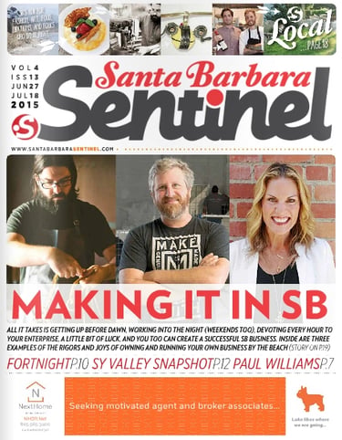 Santa Barbara Sentinel Cover, June 27, 2015