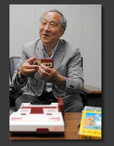 Masayuki Uemura Gerente Geral na Nintendo R&D2, ajudou a criar o Famicom e Super Famicom