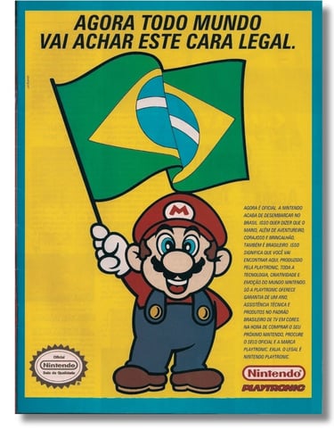 Famoso cartaz de propaganda da Playtronic