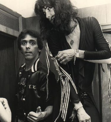 Charlie Kendall and Steven Tyler.