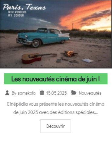 nouveautés juin cinépédia