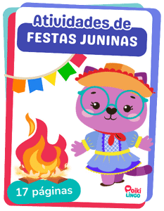 GRÁTIS 17 páginas de atividades infantis de festa junina: colorir, ligar, sombra, sequencia, e muito mais.